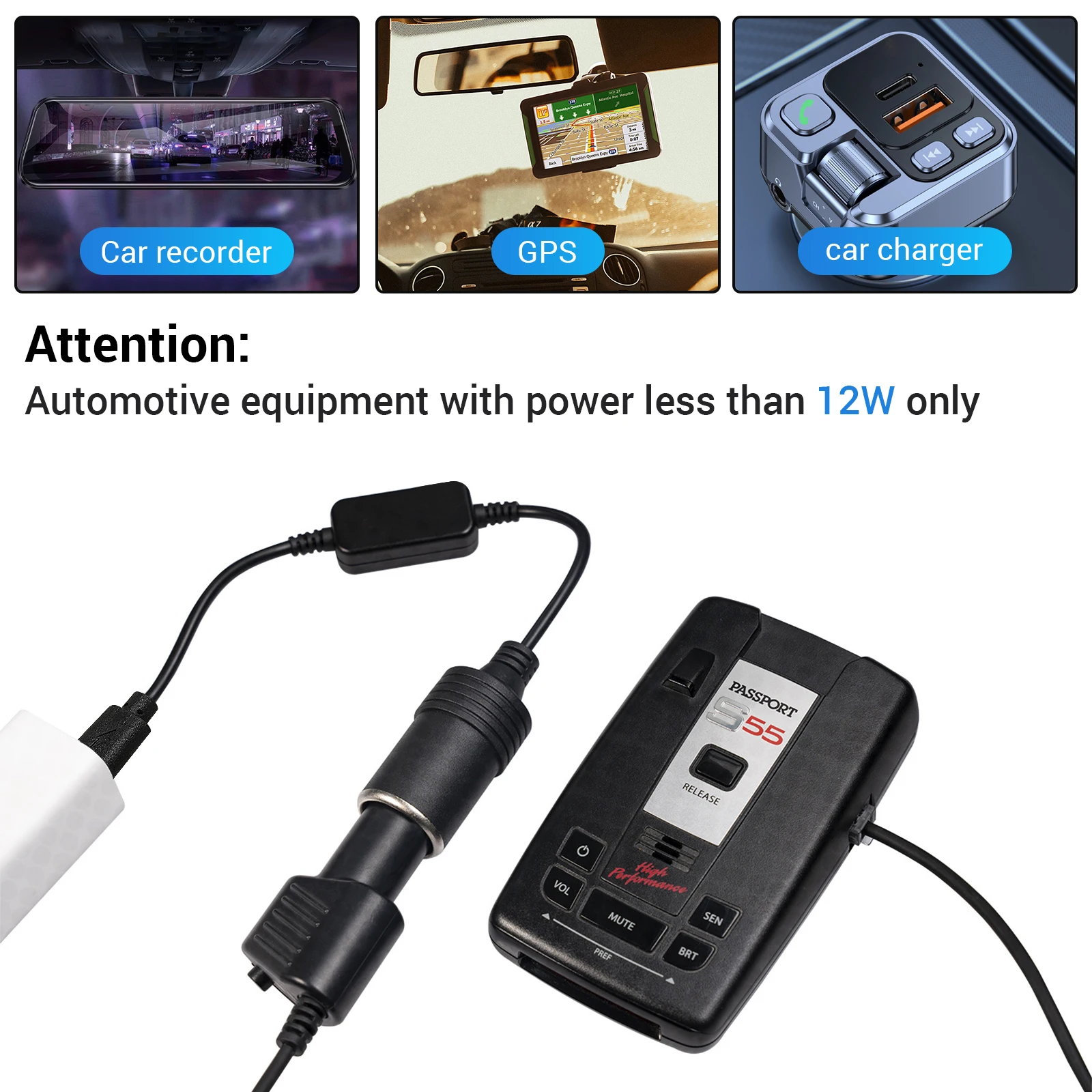 Accessories Experts Vape - 5V To 12V Converter Cable Extender