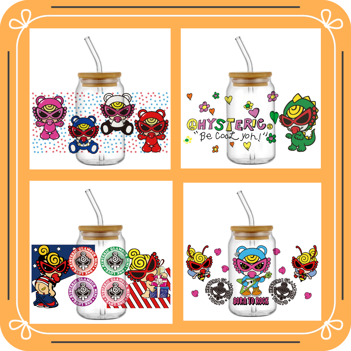 Rdta Tank Glass - Cute Japanese Cartoon Hysteric Mini Pattern