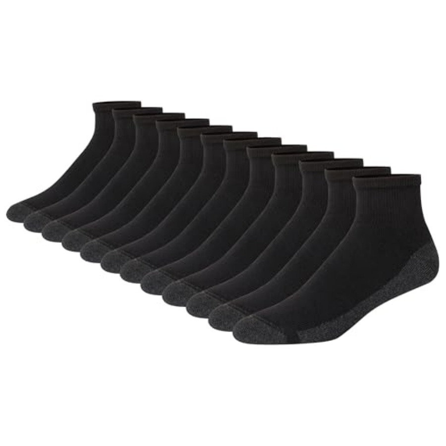Cotton Wick Organic - Men's Crew Socks Pack, 8 Pairs,