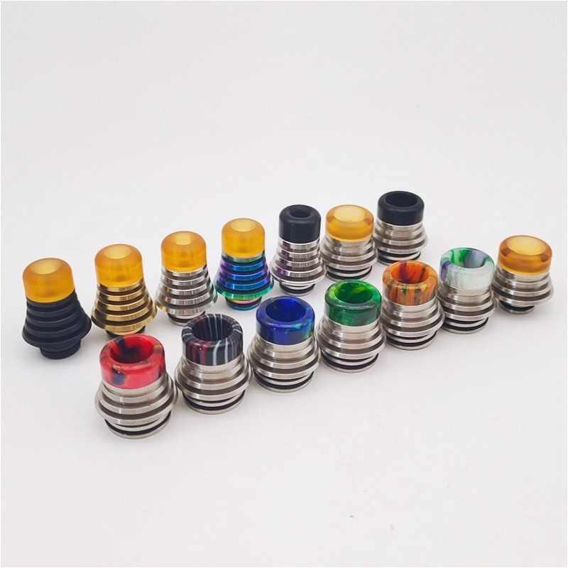 1PC 510 810 Drip Tip Stainless - Drip Tip Resin avaliação e preço