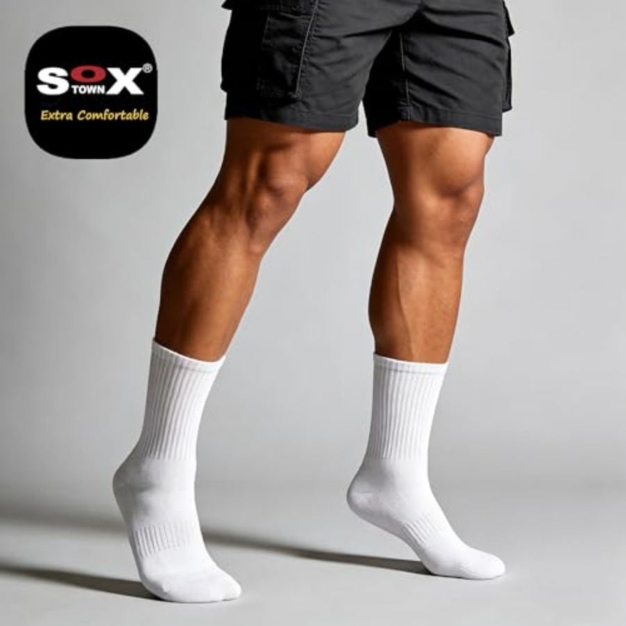 Unisex Cushioned Crew Training - Cotton Wick Organic avaliação e preço