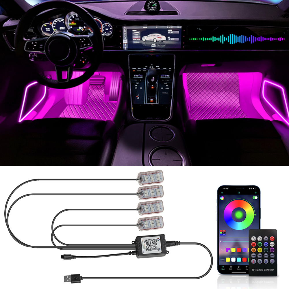 Car Led Foot Ambient With USB  - Vape Decoration avaliação e preço