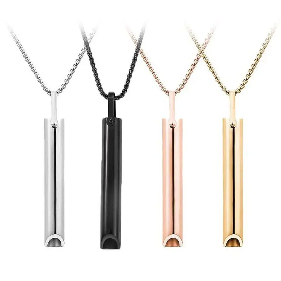 Stainless Steel Whistle Neckla - Vaping Goods avaliação e preço