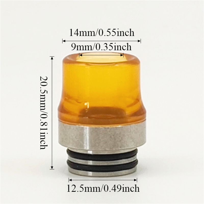 1Pc 810 Wide Bore Drip Tip wit - Drip Tip Resin avaliação e preço