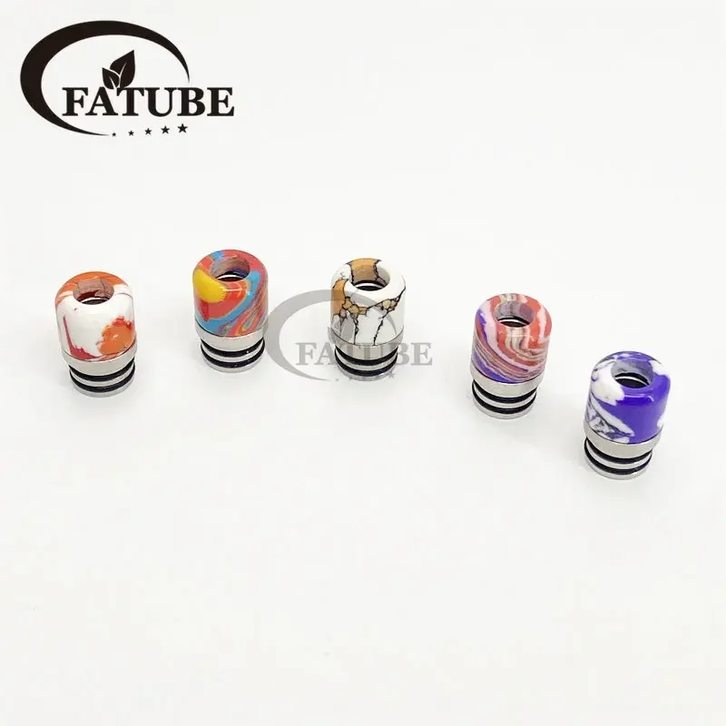 1PC/10PCS 510 Stainless Steel  - Drip Tip Resin avaliação e preço