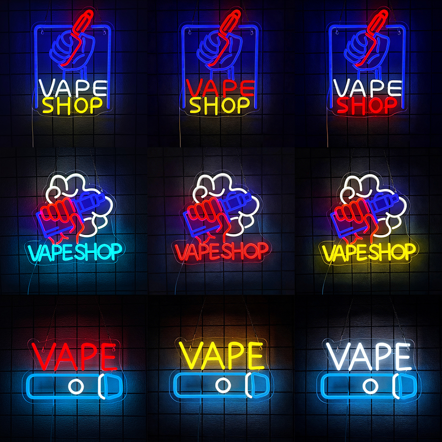 VAPE Shop Neon Sign for Smoke  - Vaping Shop avaliação e preço