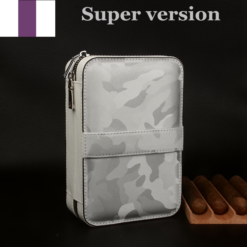 Leather Travel Cigar Case Hold - Vape Ring avaliação e preço