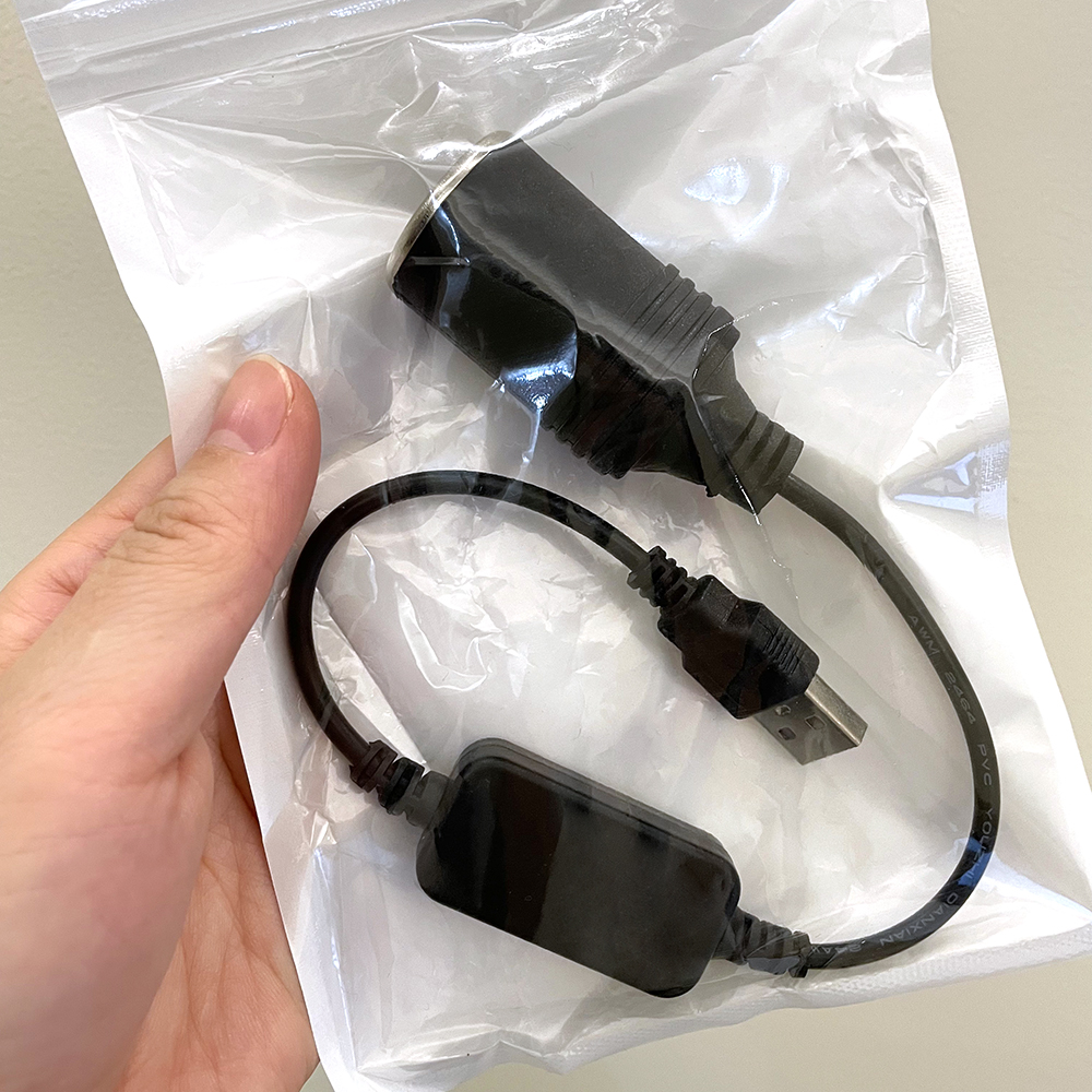 1pc 5V 2A USB To 12V Cigarette - Accessories Experts Vape avaliação e preço