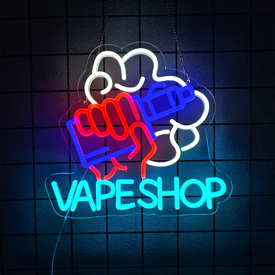 Light Up Sign For Smoke Store, - Vaping Shop avaliação e preço