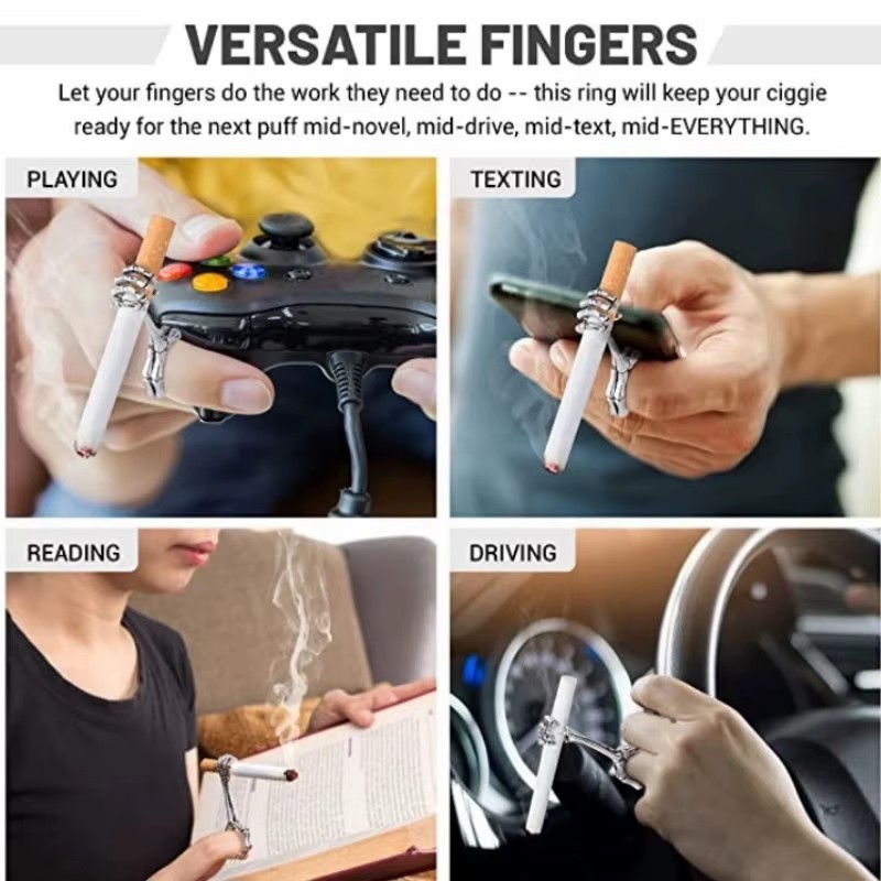 Funny Cigarette Hand Holder Sm - Vape Ring avaliação e preço