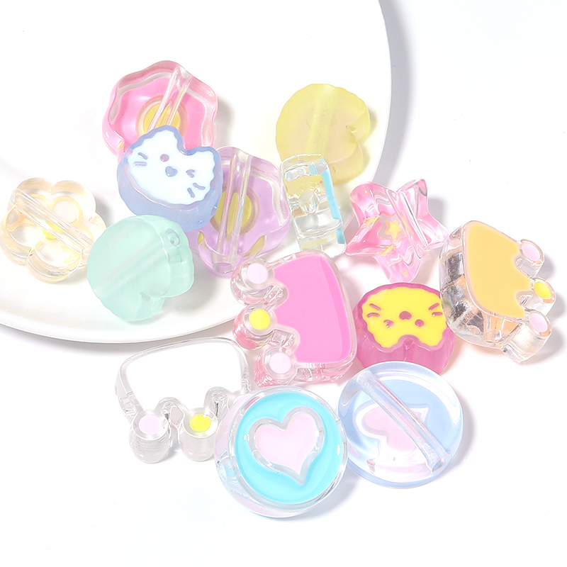 10Pcs 20mm Resin Beads Colorfu - Drip Tip Resin avaliação e preço