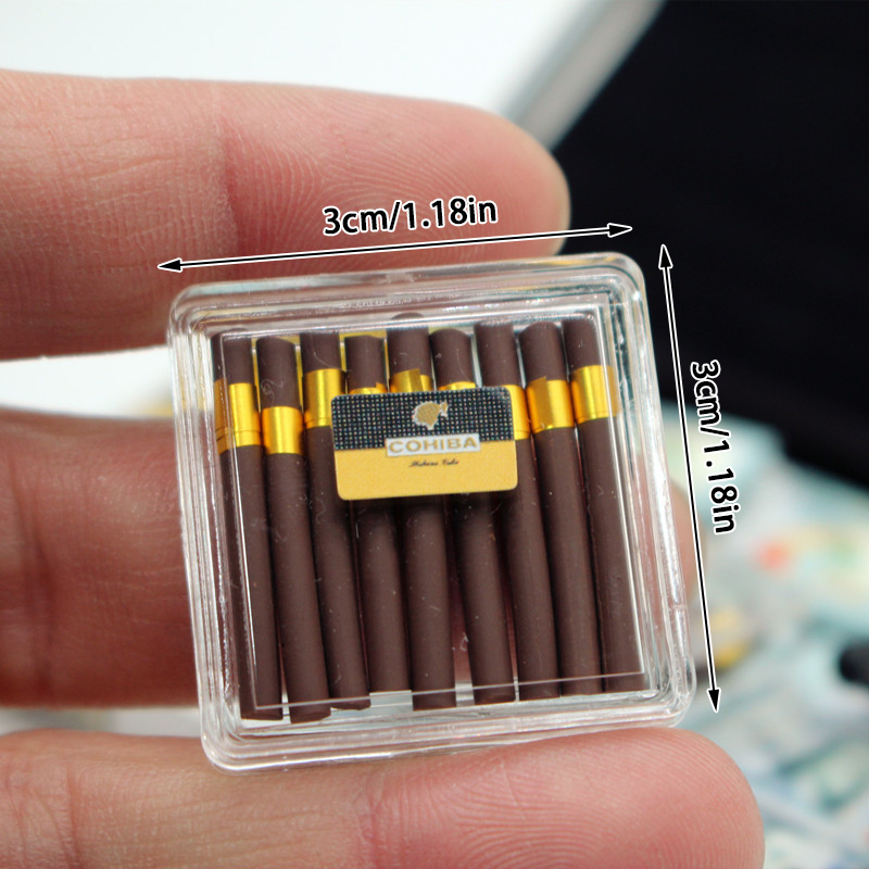 1/12 Dollhouse Simulation Ciga - Vape Decoration avaliação e preço
