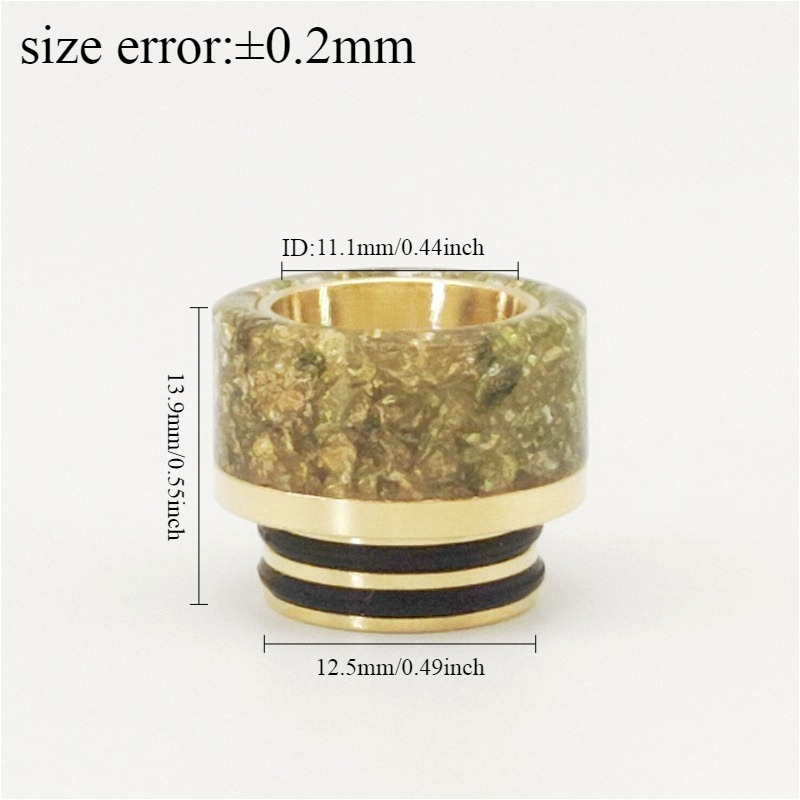 1PC Large Bore 810 Drip Tip St - Drip Tip Resin avaliação e preço