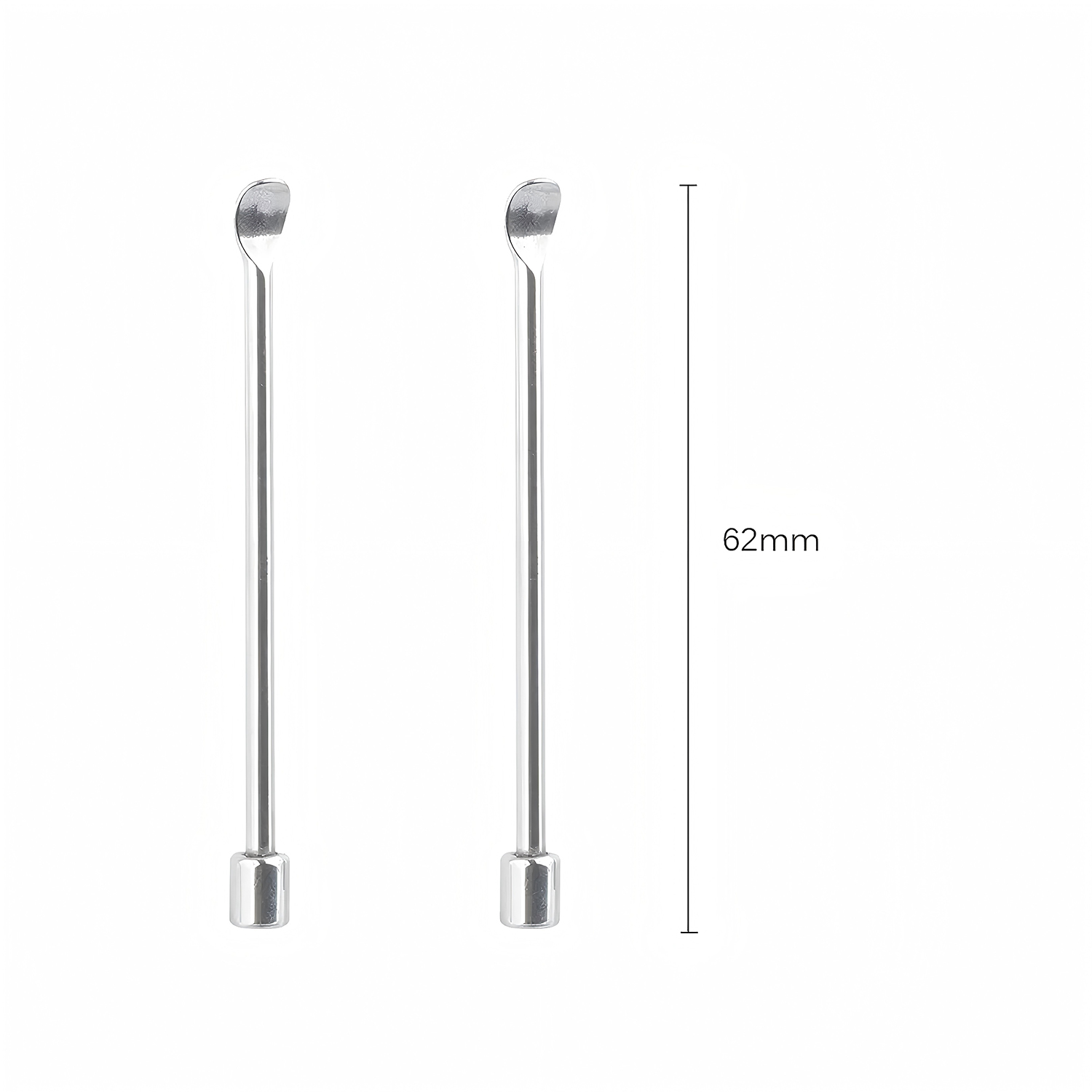 2Pcs 6cm Stainless Steel Mini  - Vaping Goods avaliação e preço