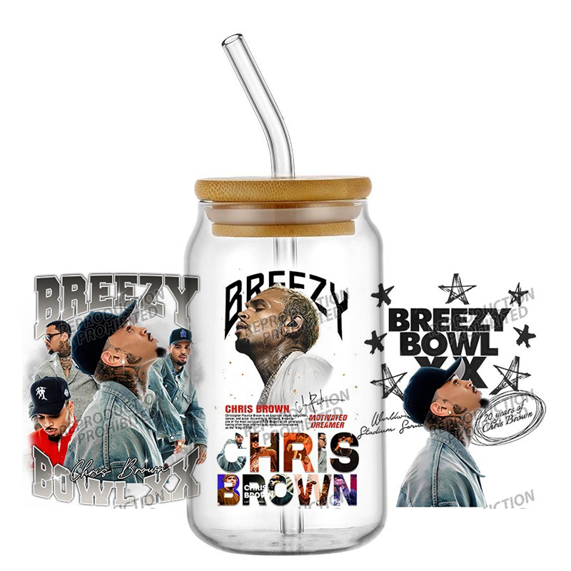 New Popular Singer Chris Brown - Rdta Tank Glass avaliação e preço