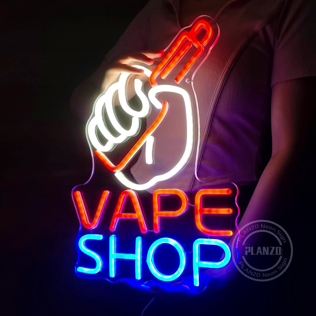 VAPE Shop Neon Sign for Smoke  - Vaping Store avaliação e preço