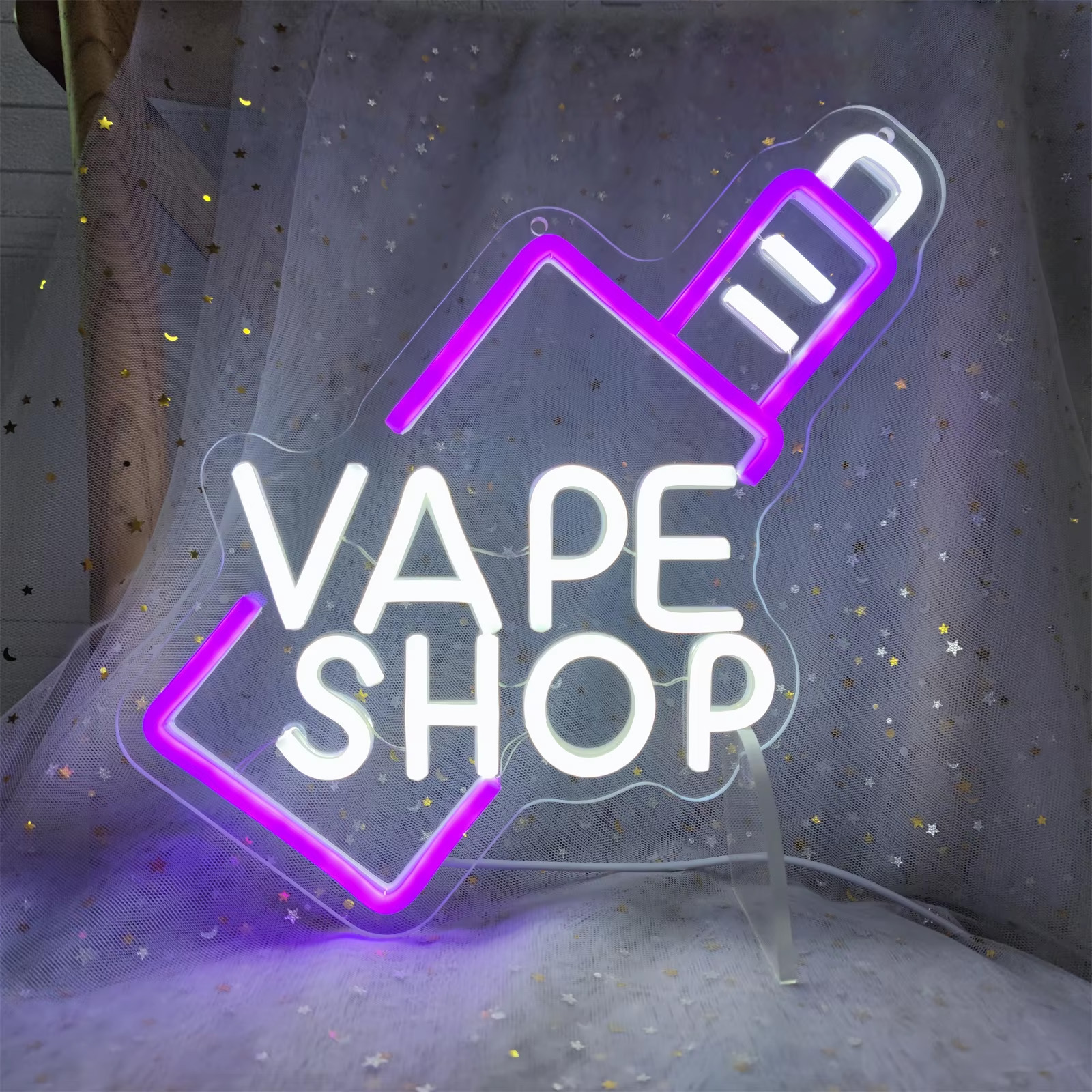 VAPE Shop LED Neon Sign Fit Fo - Vaping Shop avaliação e preço