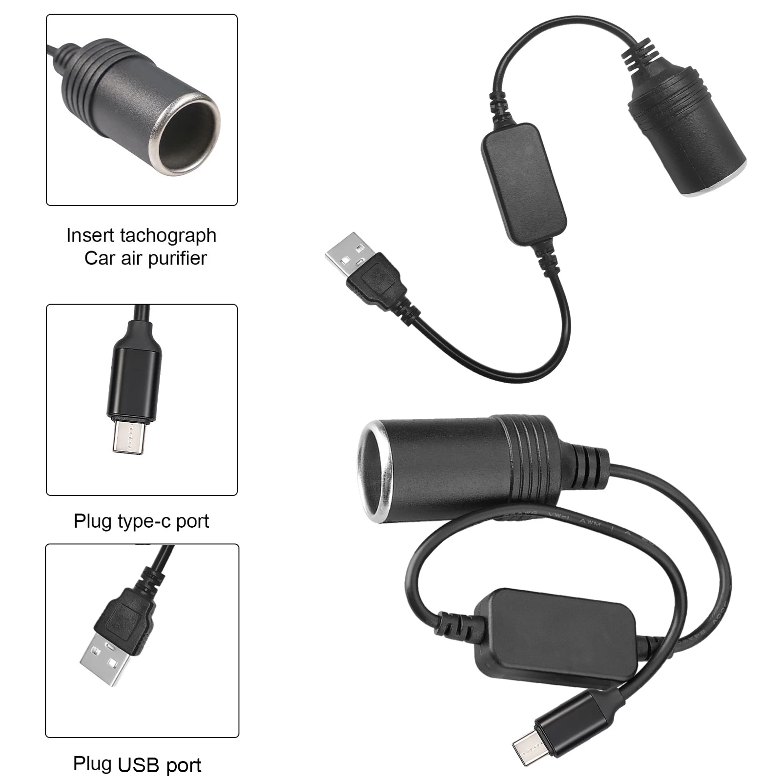 5V To 12V Cigarette Lighter So - Accessories For Vaping avaliação e preço
