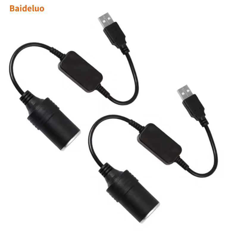 1pc 5V 2A USB To 12V Cigarette - Accessories For Vaping avaliação e preço