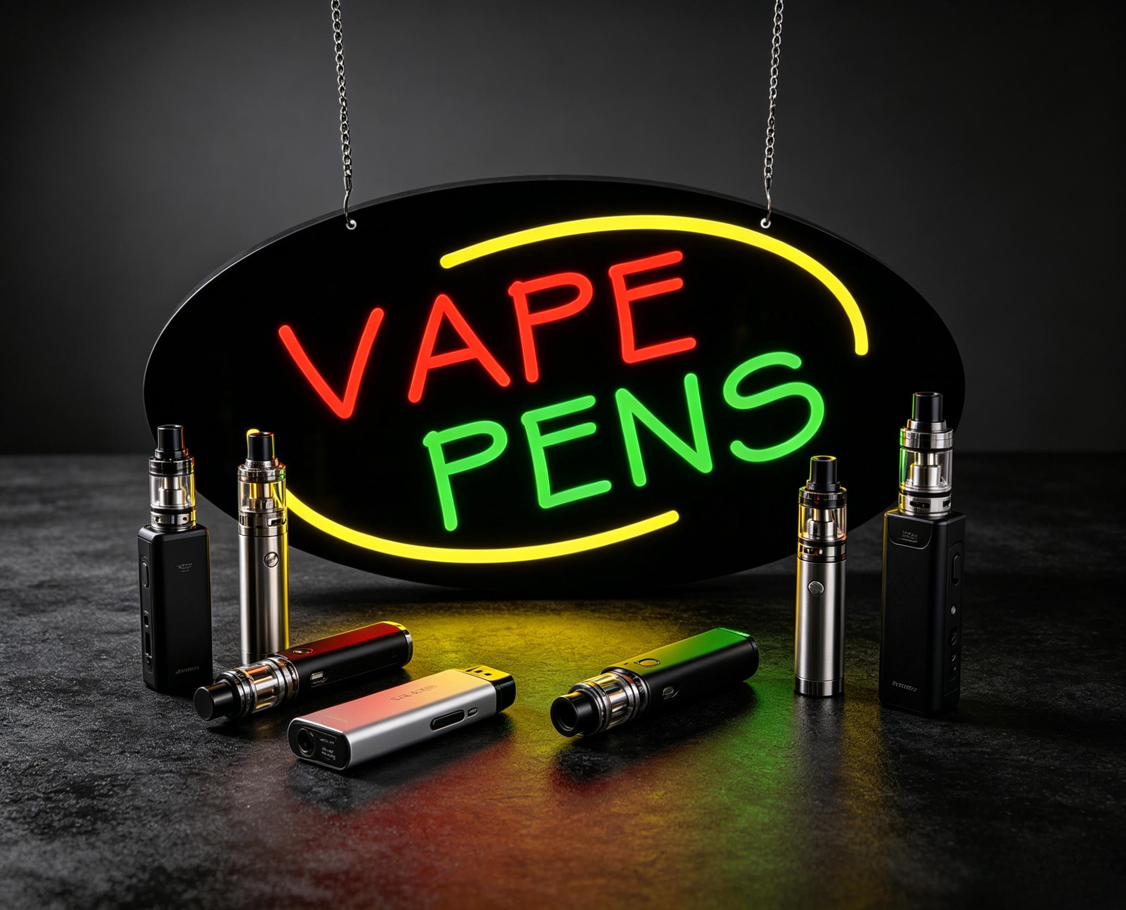 Vape Pens Neon Sign Dimmable L - Vaping Shop avaliação e preço