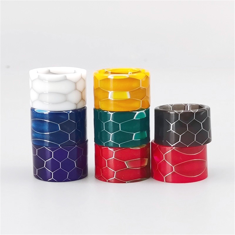 1PC Snake Skin Resin Push-in D - Drip Tip Resin avaliação e preço