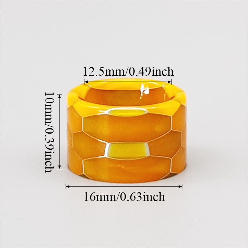 1PC Snake Skin Resin Push-in D - Drip Tip Resin avaliação e preço