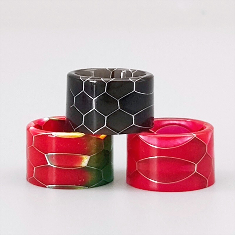 1PC Snake Skin Resin Push-in D - Drip Tip Resin avaliação e preço