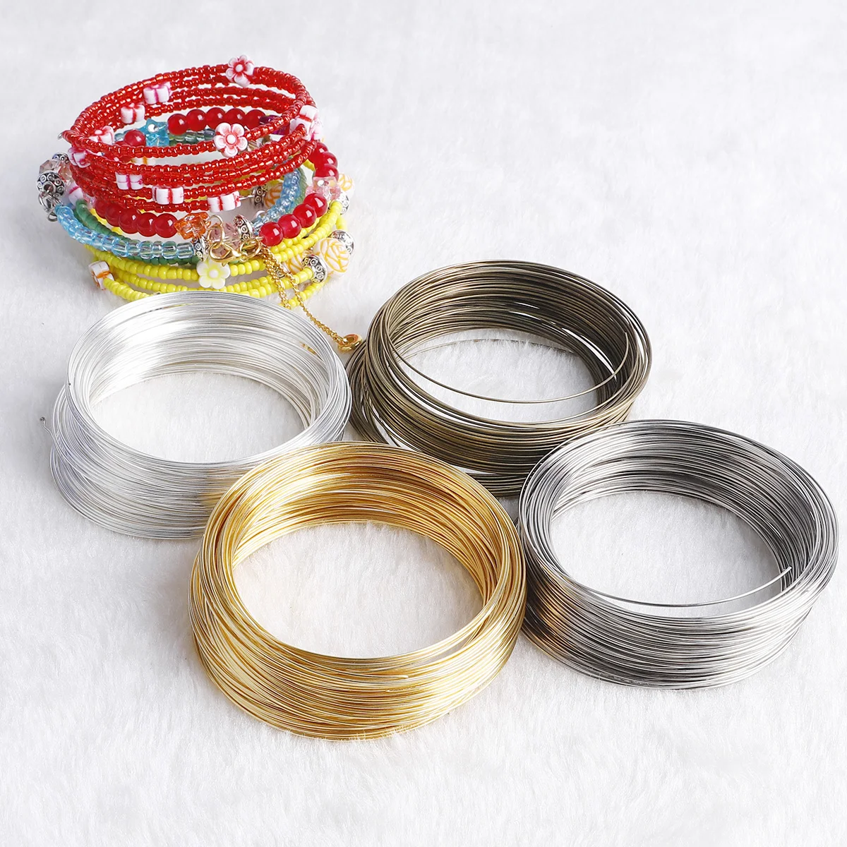 100Loops 0.6mm Memory Wire Bra - Coil Building Kit avaliação e preço