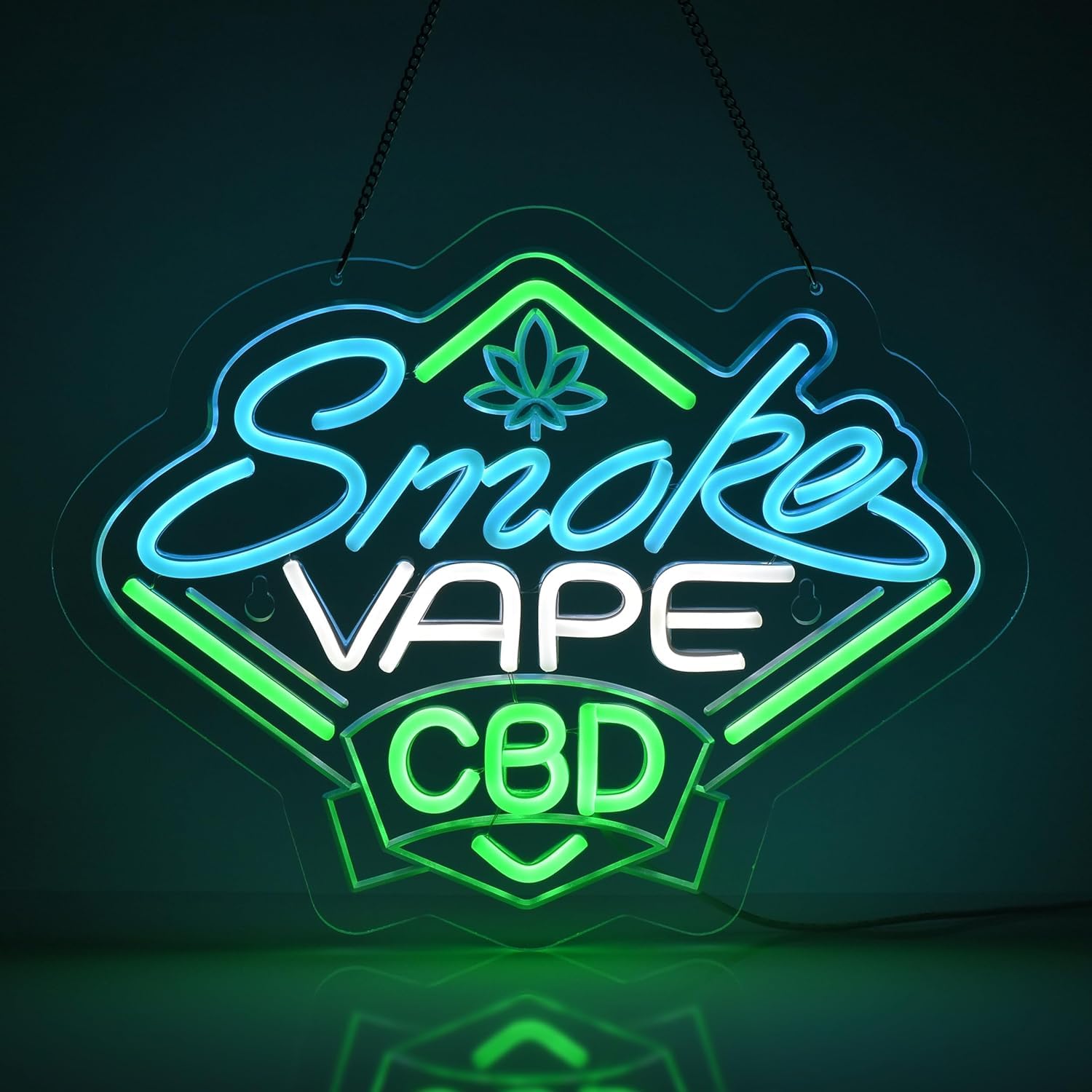 Smoke and Vape Shop Neon Sign  - Vaping Shop avaliação e preço