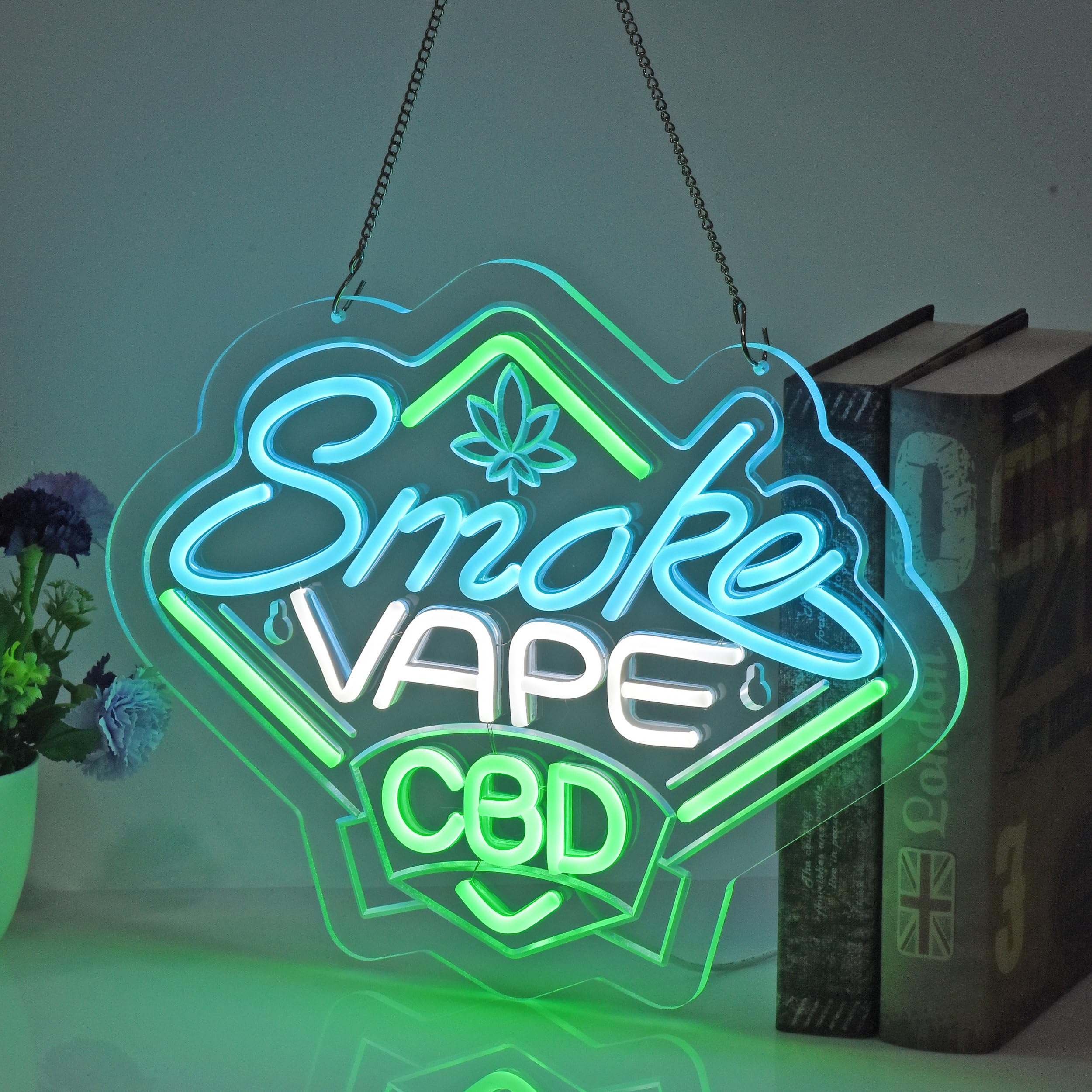 Smoke and Vape Shop Neon Sign  - Vaping Shop avaliação e preço