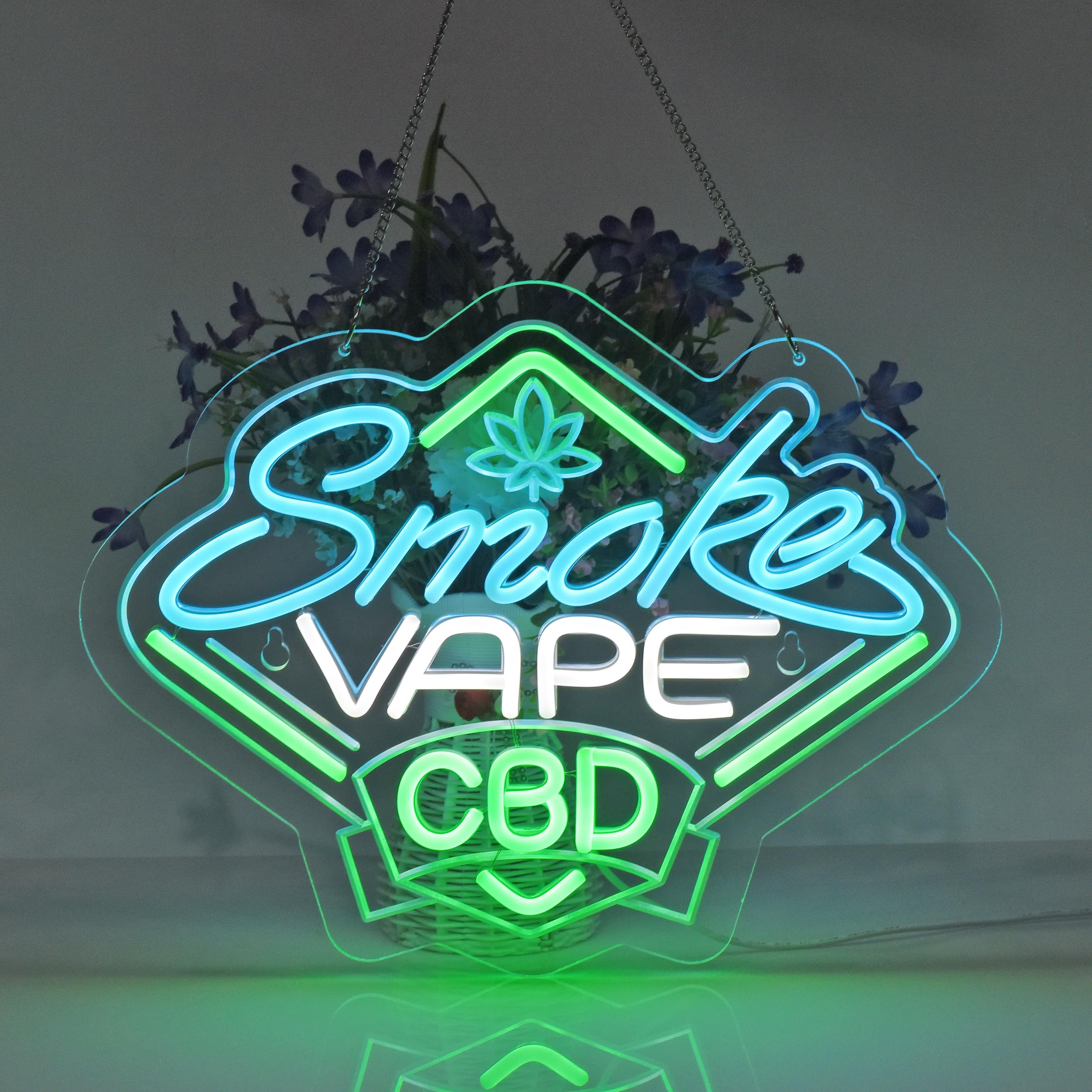 Smoke and Vape Shop Neon Sign  - Vaping Shop avaliação e preço