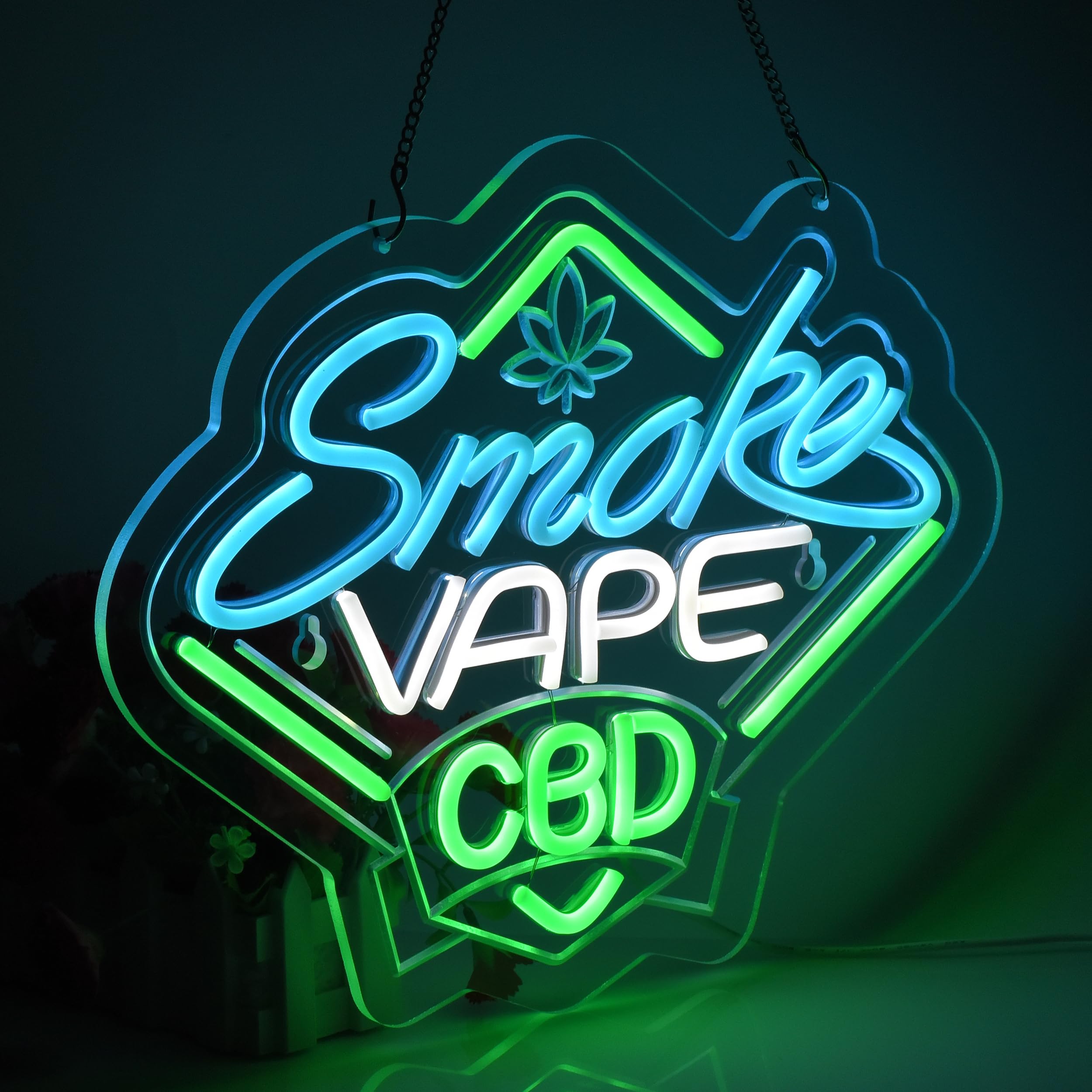 Smoke and Vape Shop Neon Sign  - Vaping Shop avaliação e preço