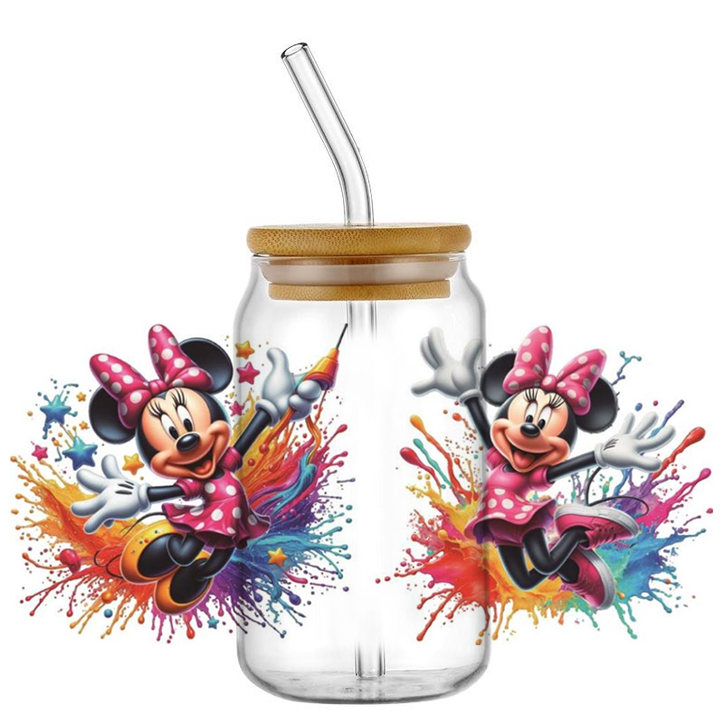 Mickey and Minnie UV DTF Cup W - Rdta Tank Glass avaliação e preço