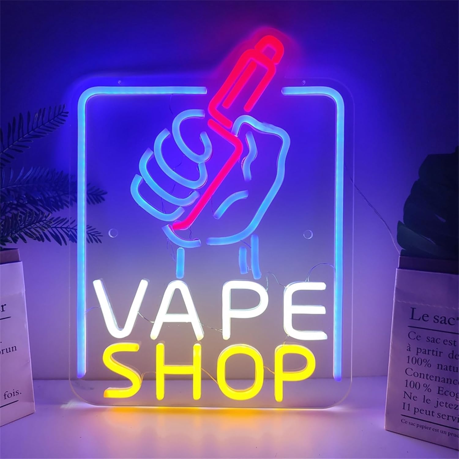 Vape Shop Neon Sign USB Powere - Vaping Store avaliação e preço
