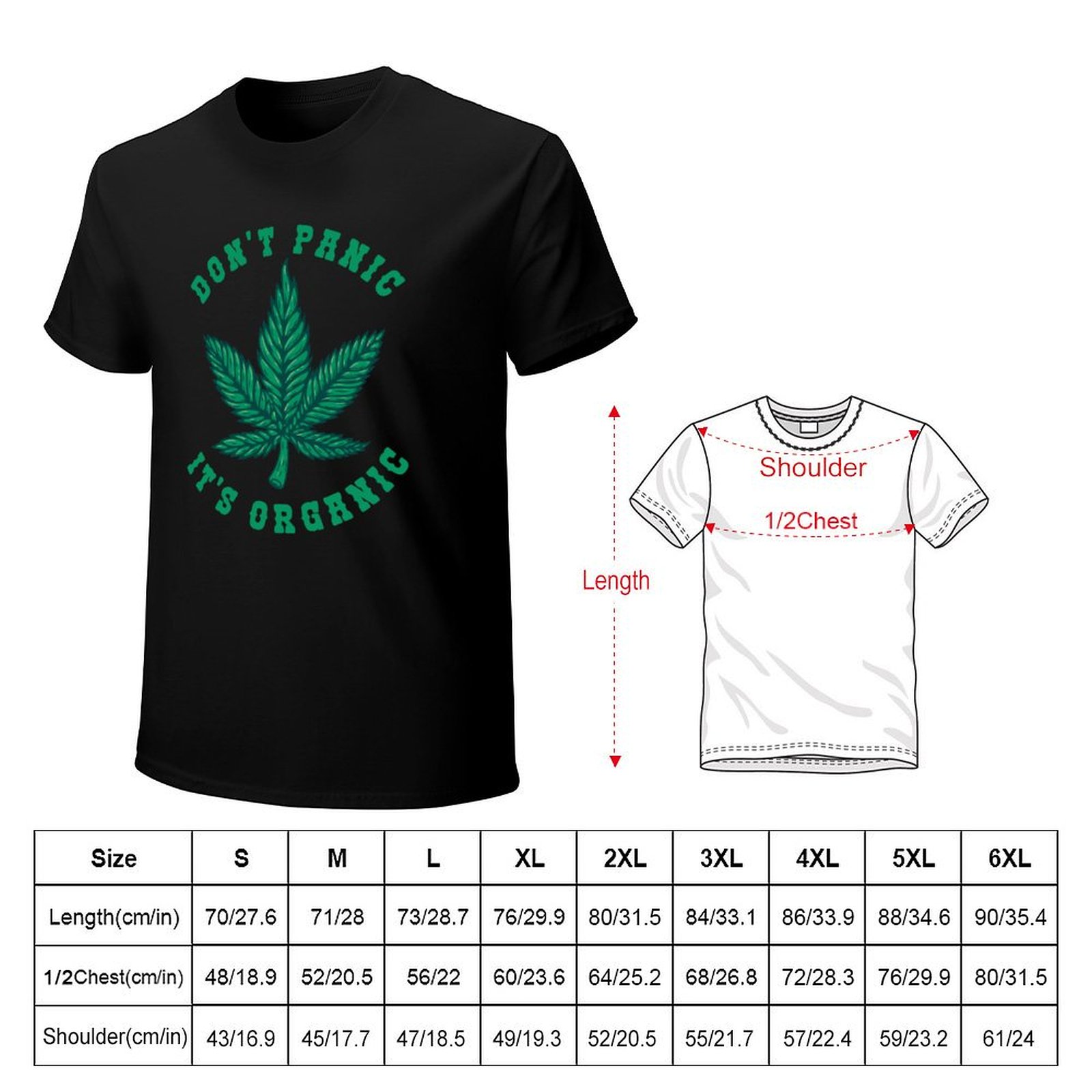 Dont panic its organic T-Shirt - Cotton Wick Organic avaliação e preço