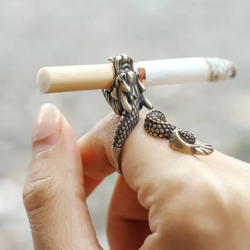 Retro Dragon Cigarette Holder  - Vape Ring avaliação e preço