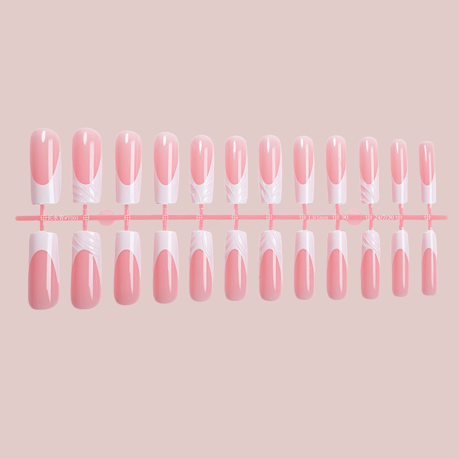 24Pcs Long Square Head Nails S - Drip Tip Resin avaliação e preço