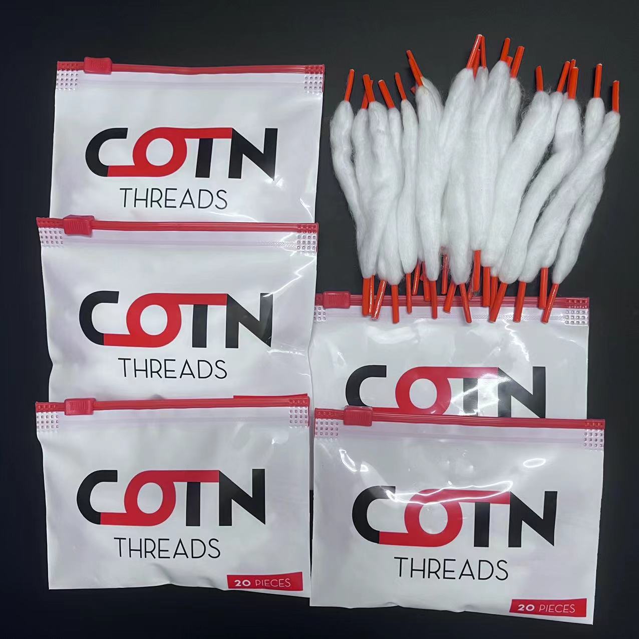 100/60/20pcs Prebuilt Wire Coi - Cotton Wick Organic avaliação e preço