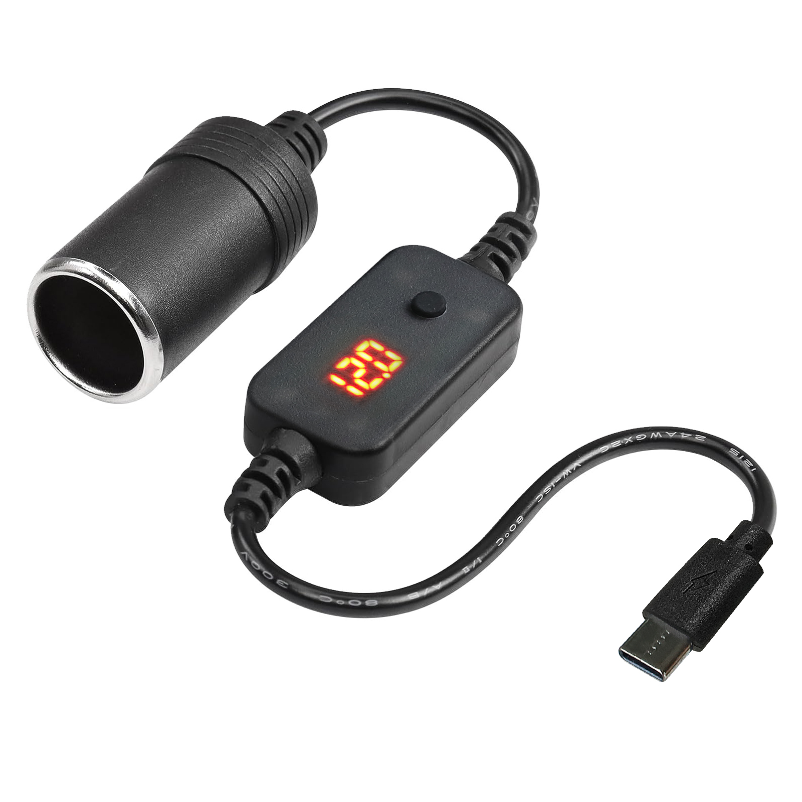 1pc 5V 2A USB To 12V Cigarette - Accessories Experts Vape avaliação e preço