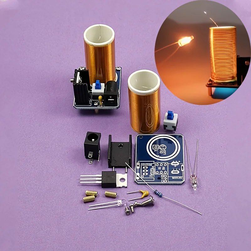 Mini Tesla Coil Kit BD243 DIY  - Coil Building Kit avaliação e preço