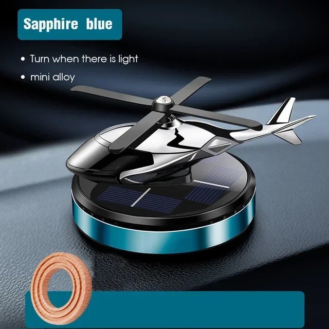 Car Air Solar Helicopter Decor - Vape Decoration avaliação e preço