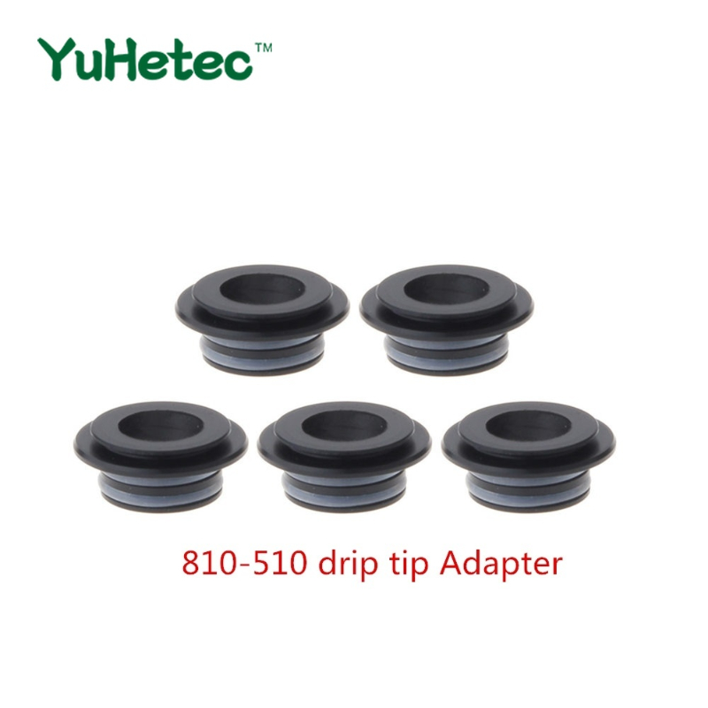 5PCS YUHETEC  810 to 510  POM  - Drip Tip Resin avaliação e preço