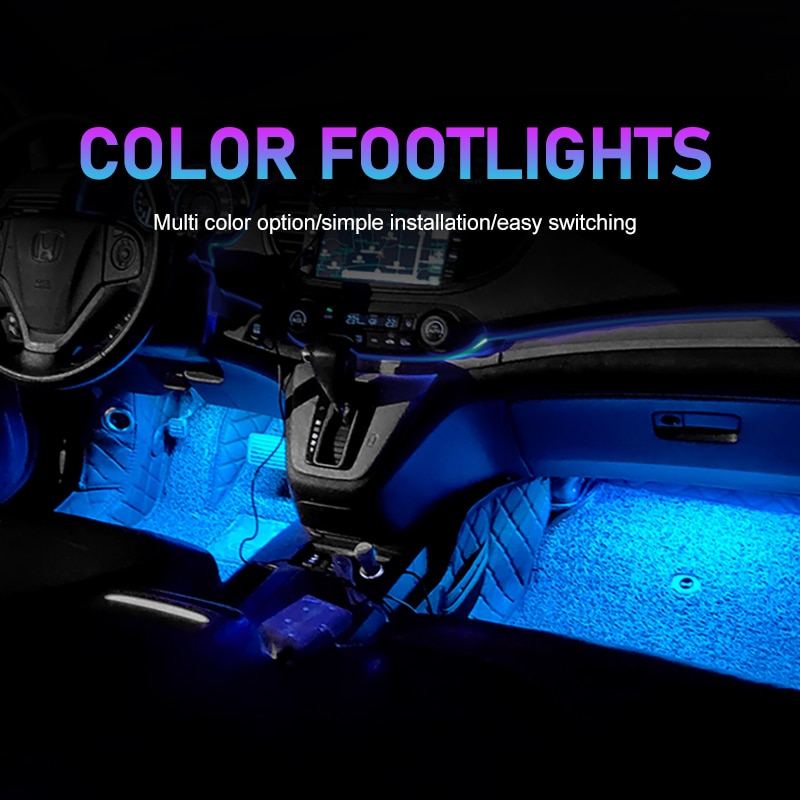 Car Neon Light Foot Light LED  - Vape Decoration avaliação e preço