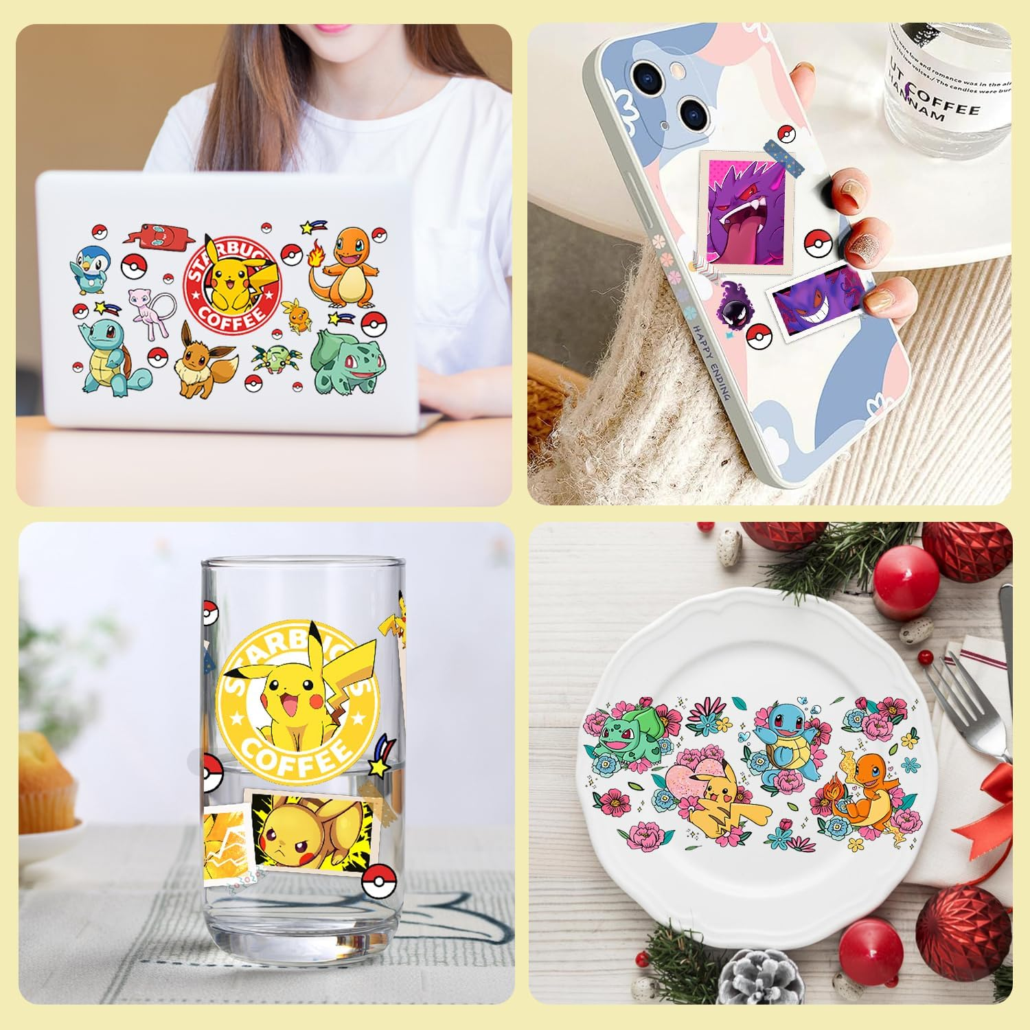 Cute Cartoon Elf  UV DTF Trans - Rdta Tank Glass avaliação e preço