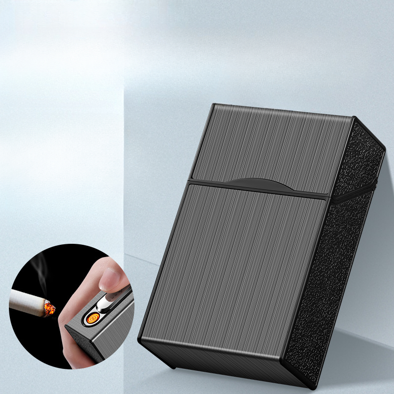 2 In 1 20 Cigarette Case Light - Accessories For Vaping avaliação e preço