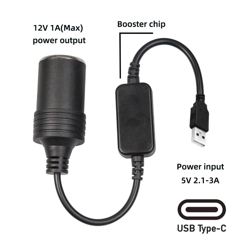 5V 2A USB To 12V Cigarette Lig - Accessories For Vaping avaliação e preço