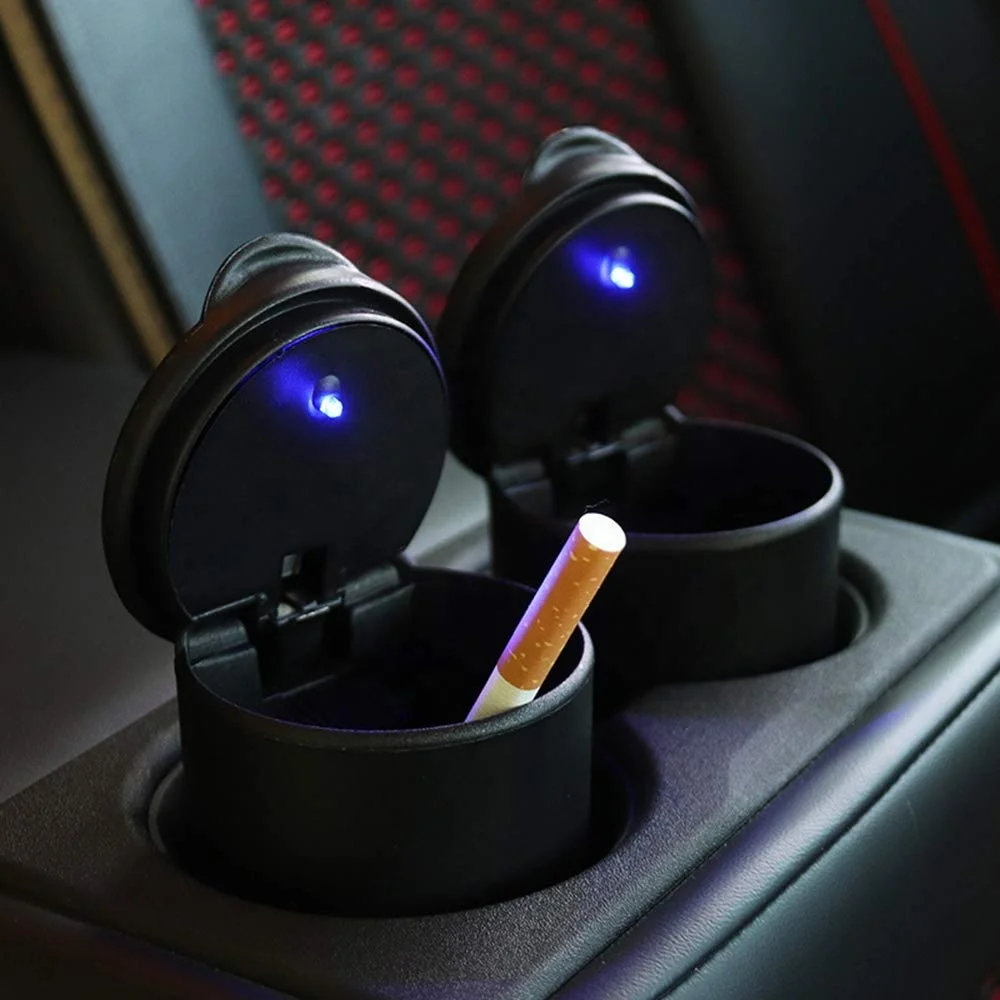 Portable Car LED Ashtray Unive - Vape Decoration avaliação e preço
