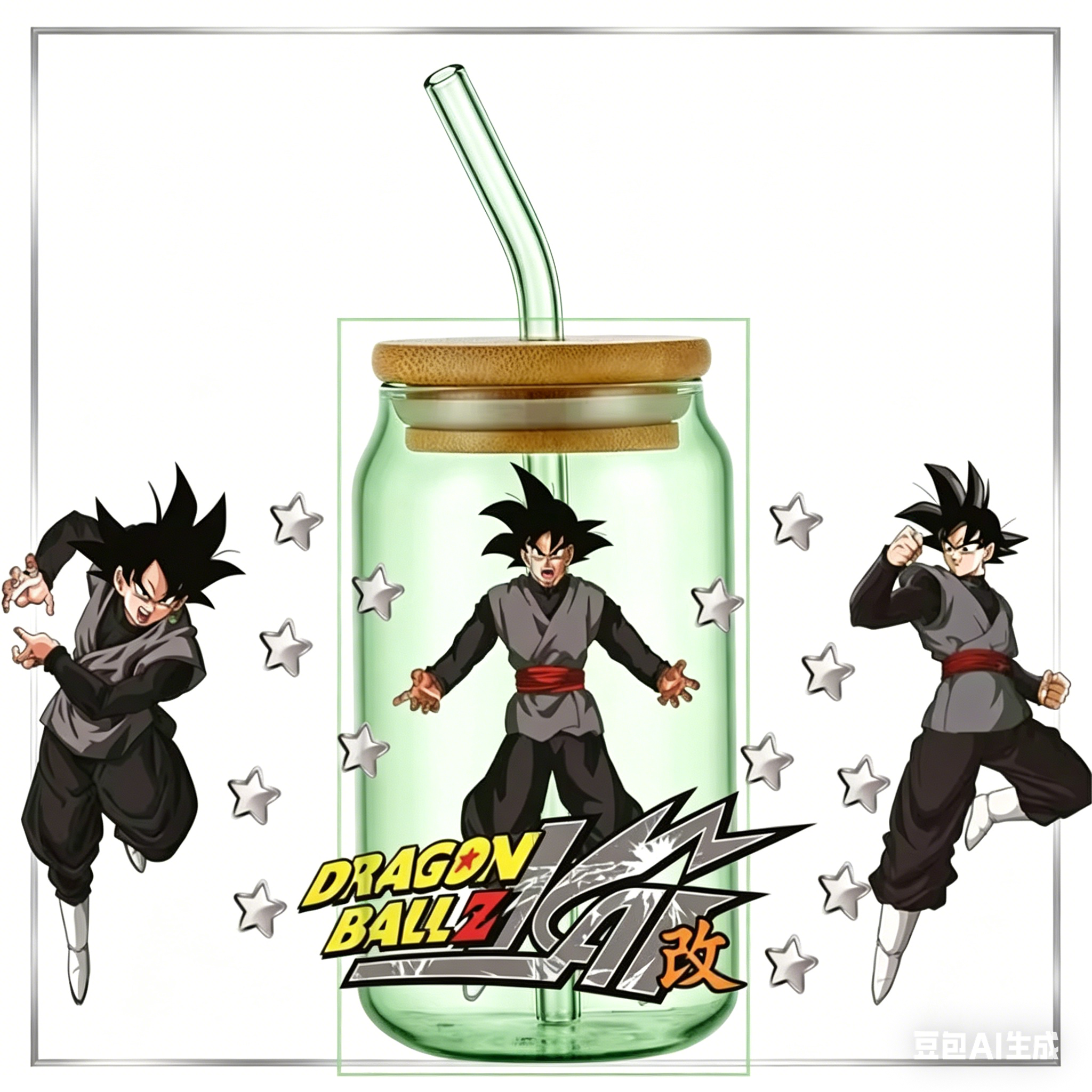 dragon ball pattern 16OZ UV DT - Rdta Tank Glass avaliação e preço