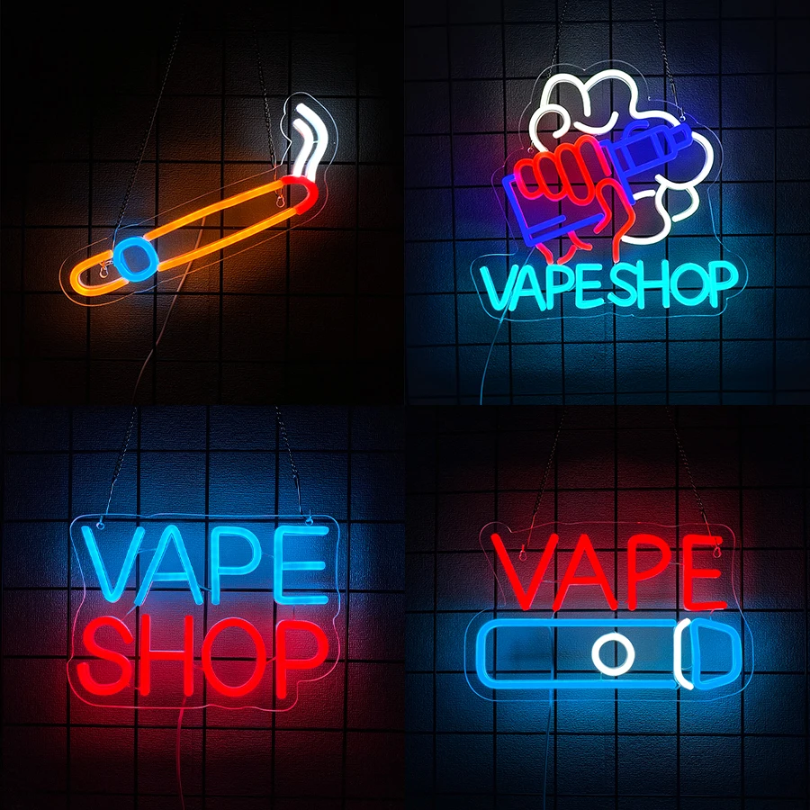 Light Up Sign For Smoke Store, - Vaping Store avaliação e preço