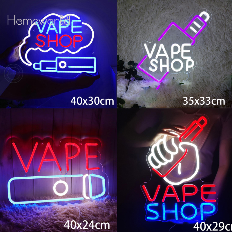 VAPE Shop Neon Sign for Smoke  - Vaping Store avaliação e preço